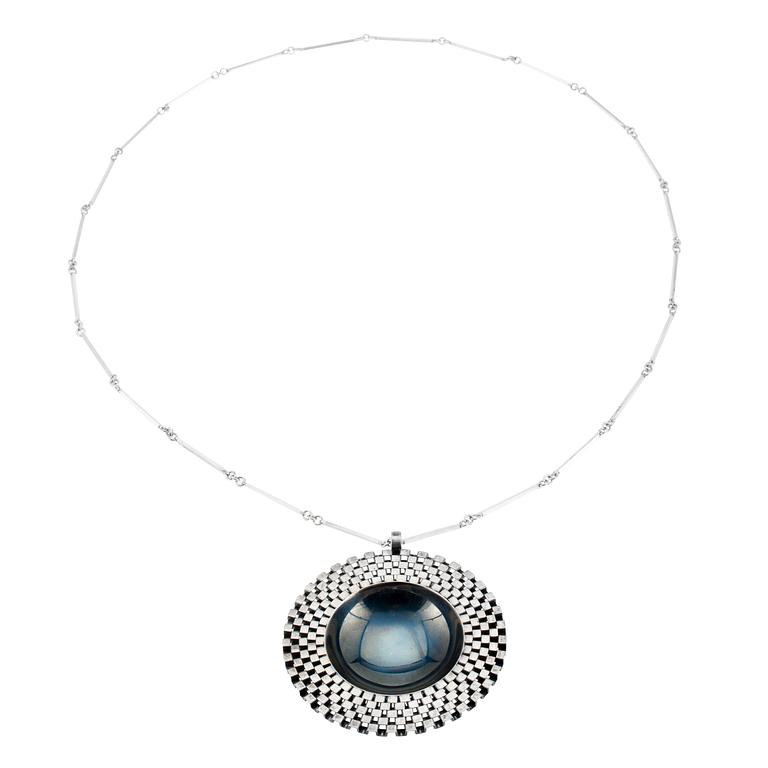 Elis Kauppi, HALSSMYCKE, sterling silver, Kupittaan Kulta, finska exportstämplar.