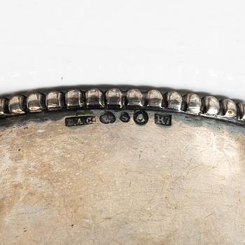 Silver, 5 pieces, Sweden 19th-20th century.