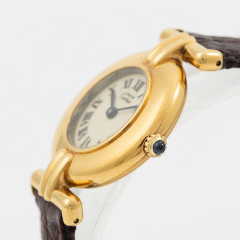 must de Cartier, Colisée, armbandsur, 24 mm.