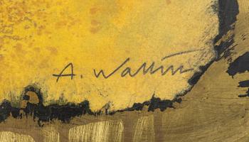 Anders Wallin, Abstrakt komposition i gult.