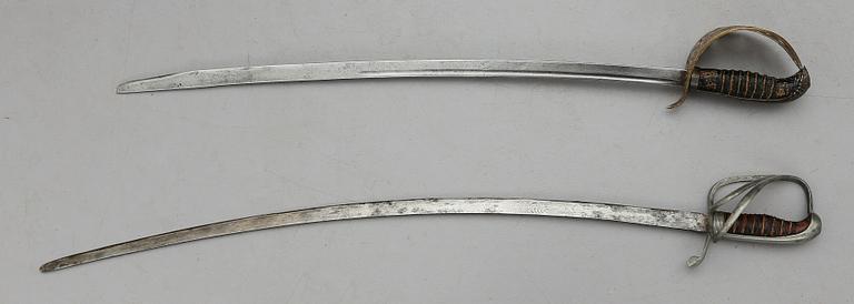 BARNSABLAR, 2 st, 1800-tal.