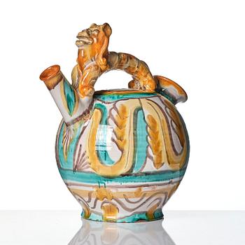 Allan Ebeling, a glazed ceramic jug, Upsala-Ekeby, ca. 1930.