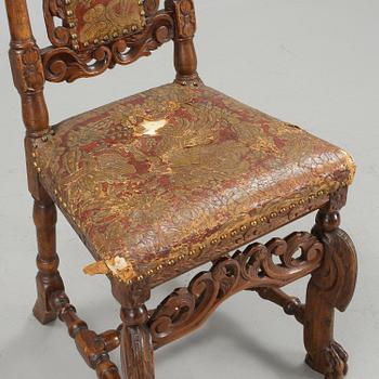 STOLAR, ett par, barock, 1700-tal.
