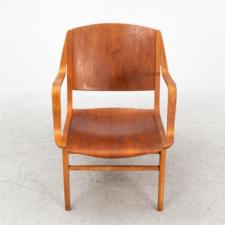 Peter Hvidt & Orla Mølgaard Nielsen, an  'Ax Chair' armchair, Fritz Hansen, Denmark, 1950's/60's.