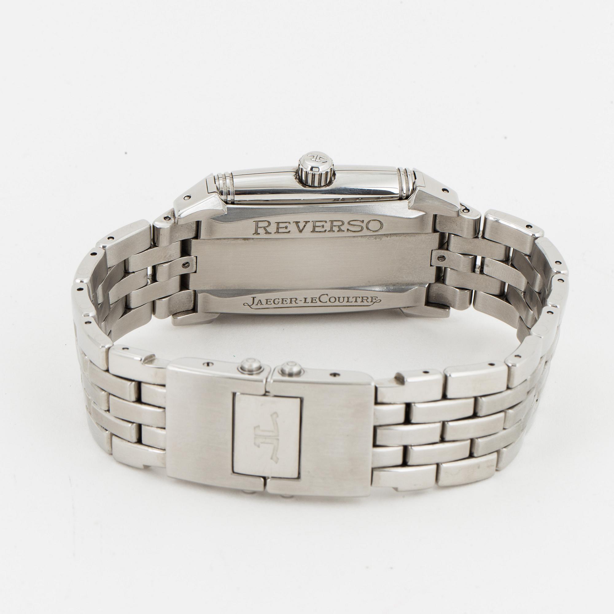 JAEGER-LE COULTRE, Reverso Gran´Sport, wristwatch, 26,5 x 31 (43,5) mm.