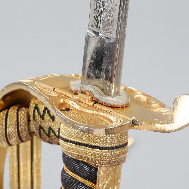 A sabre for the swedish navy, m/1878-1915.