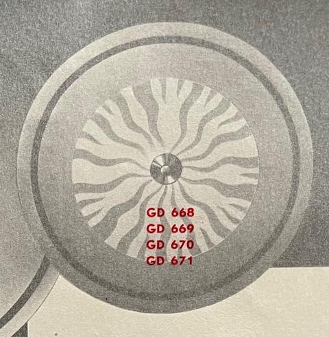 Simon Gate, a ceiling lamp, model "GD 668", Orrefors, 1930s.