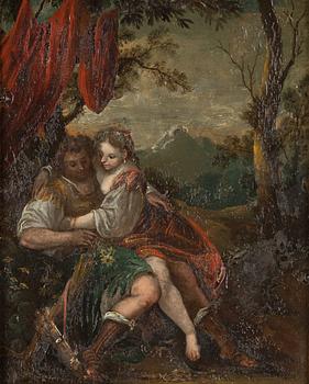 French school, 18th Century, oil on copper.
