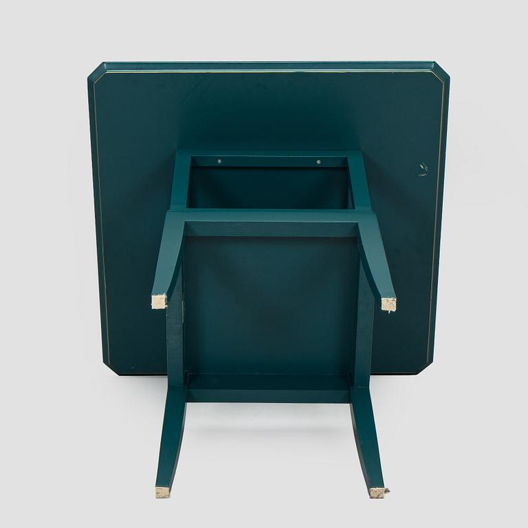 Eliel Saarinen, Fåtöljer, ett par och bord, "Blue suite" för Adelta, Finland 1980-tal.