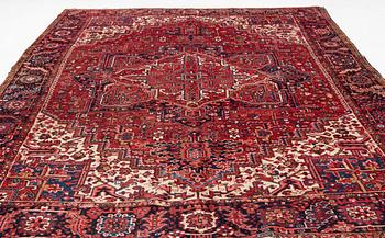 A Heriz carpet, c 376 x 270 cm.