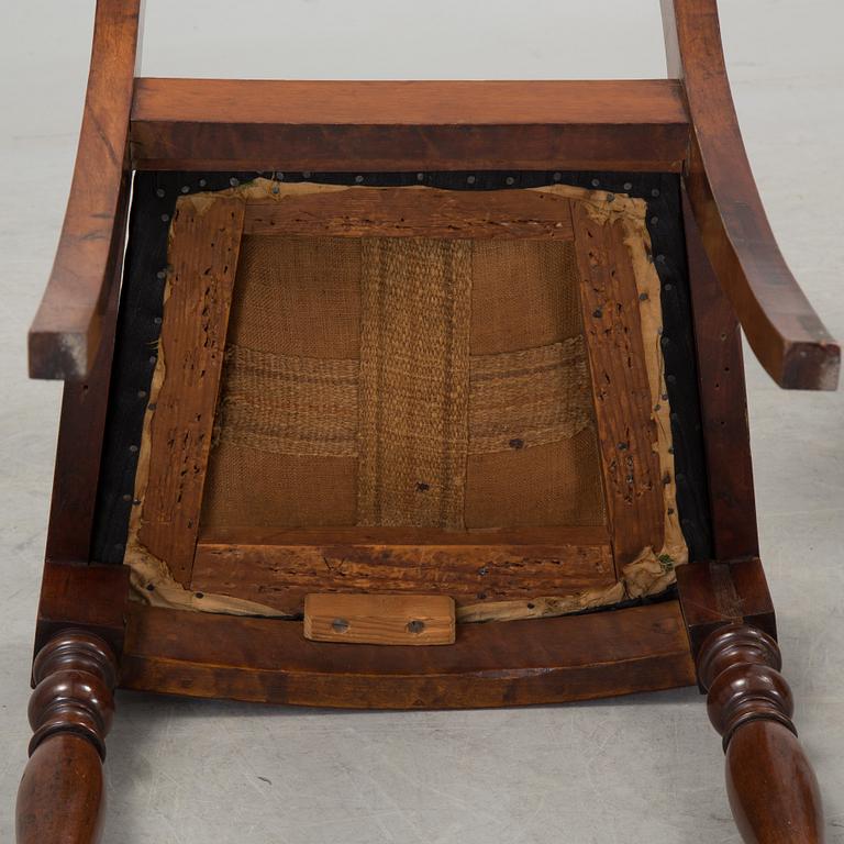 A set of six chairs, mid 1800s.