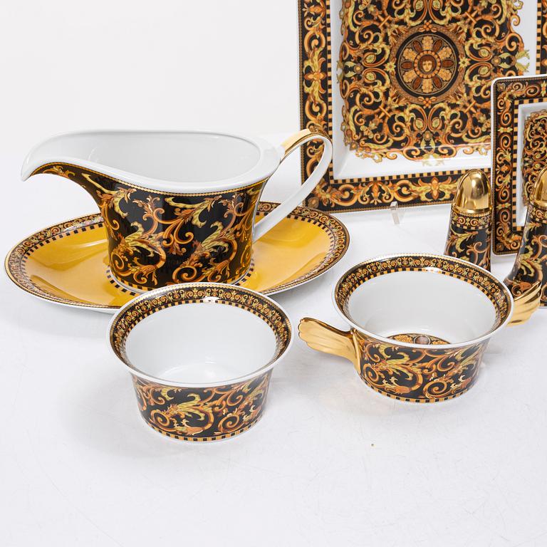 Versace, 16 'Barocco' service pieces, Rosenthal, Germany.