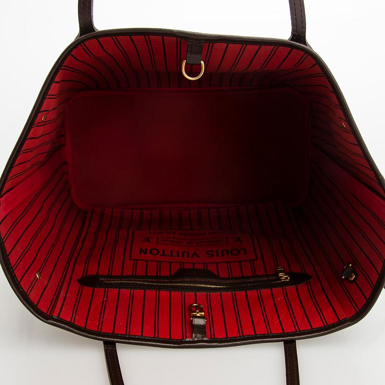 Louis Vuitton, a 'Neverfull MM' Damier Ebene Bag.