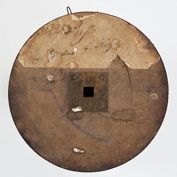 GOLVUR med spelverk, av Peter Strand 1798, med 14 stycken musikrullar. Sengustavianskt.