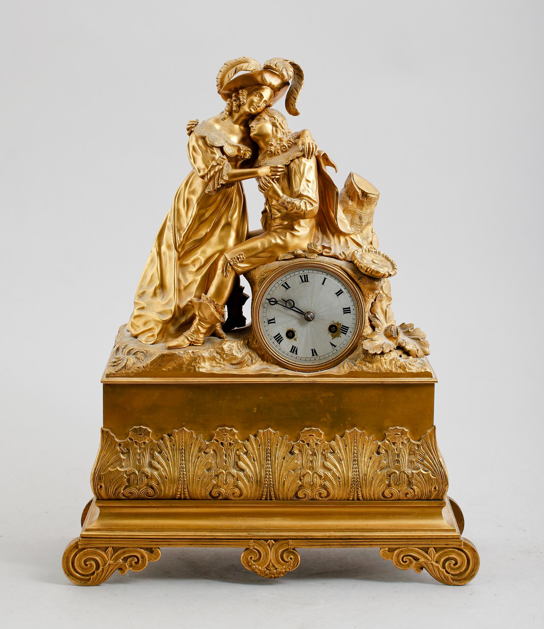 BORDSPENDYL, senempire, Frankrike, 1800-talets mitt.