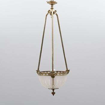 TAKLAMPA, sekelskiftet 1900. Höjd ca 90 cm.
