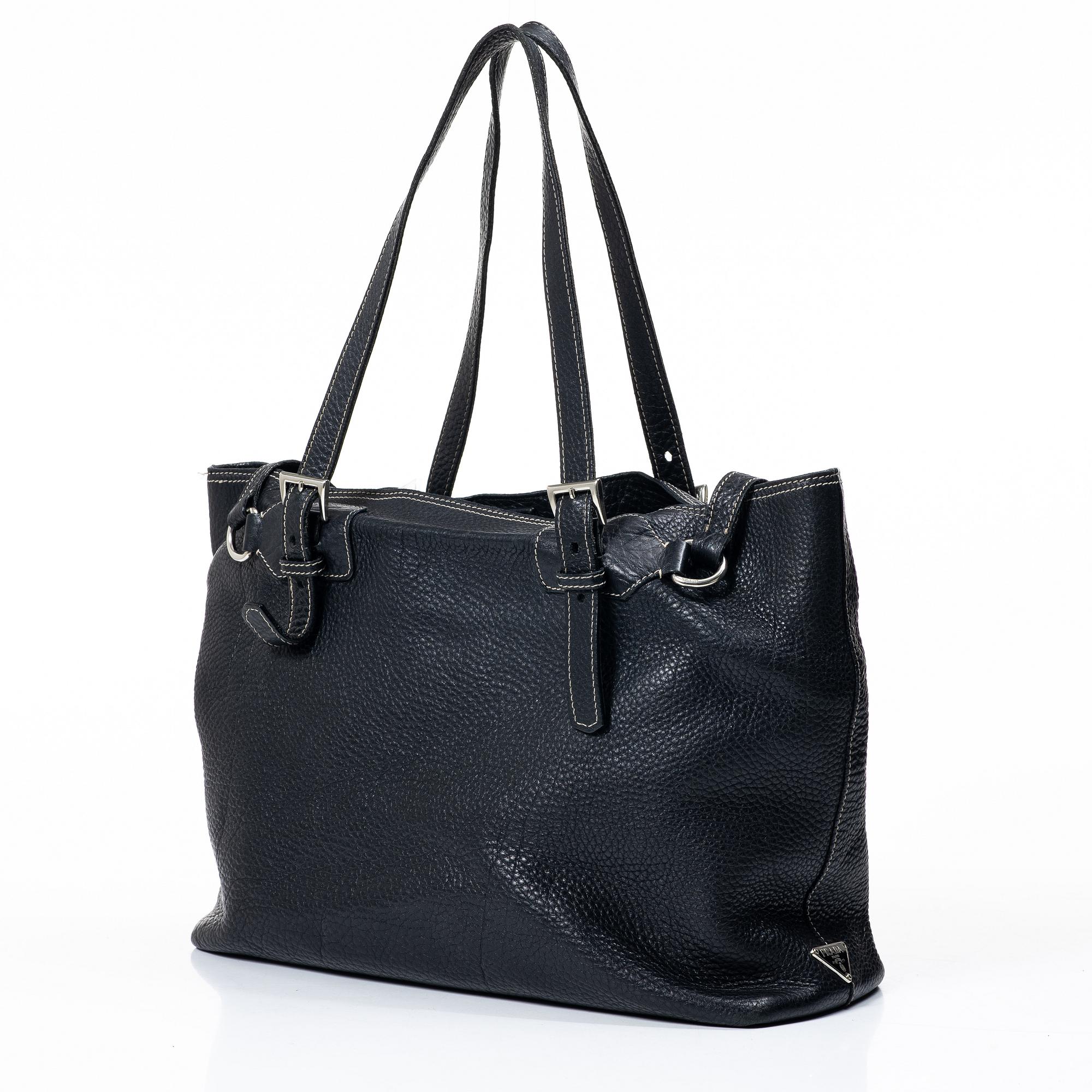 Prada, tote bag.