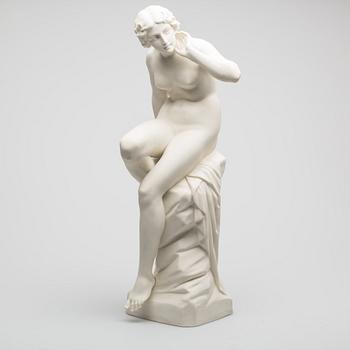 SKULPTUR, parian, Gustafsberg, 1914. Signerad G.E 1902 i gjutningen.