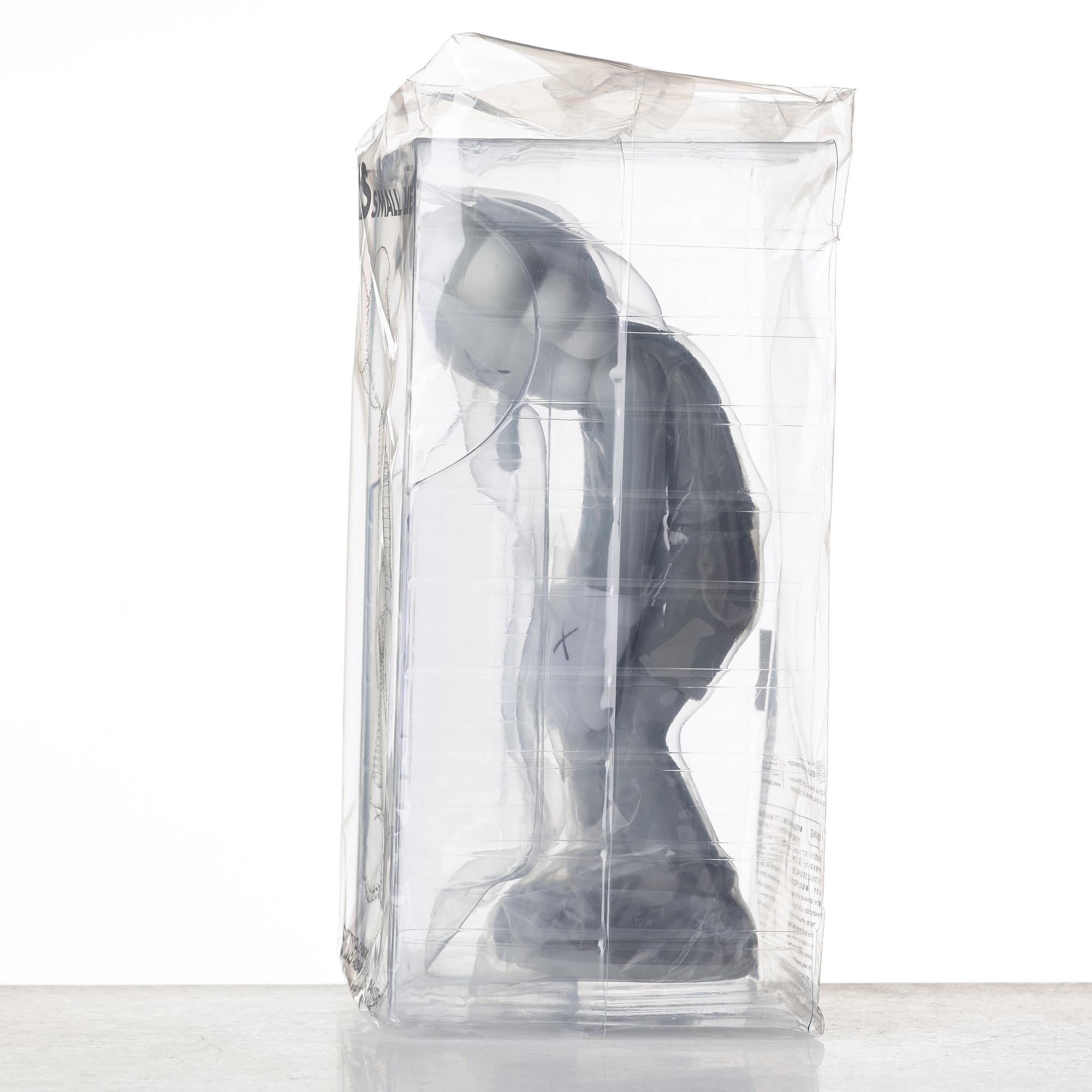 KAWS, "Small Lie" (black, grey, brown).