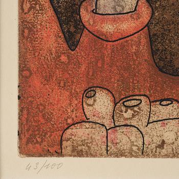 Roberto Matta, Utan titel from: "Hommage aux Prix Nobel" (Nobelprismappen).