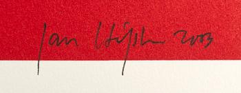 JAN HÅFSTRÖM, lithograph in colour, signed and numbered 1425/2000, dated 2003.