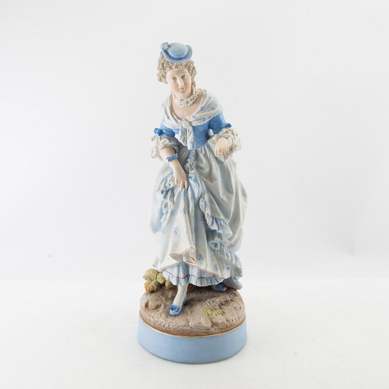 Figure Rudolstadt early 1900s Parian.