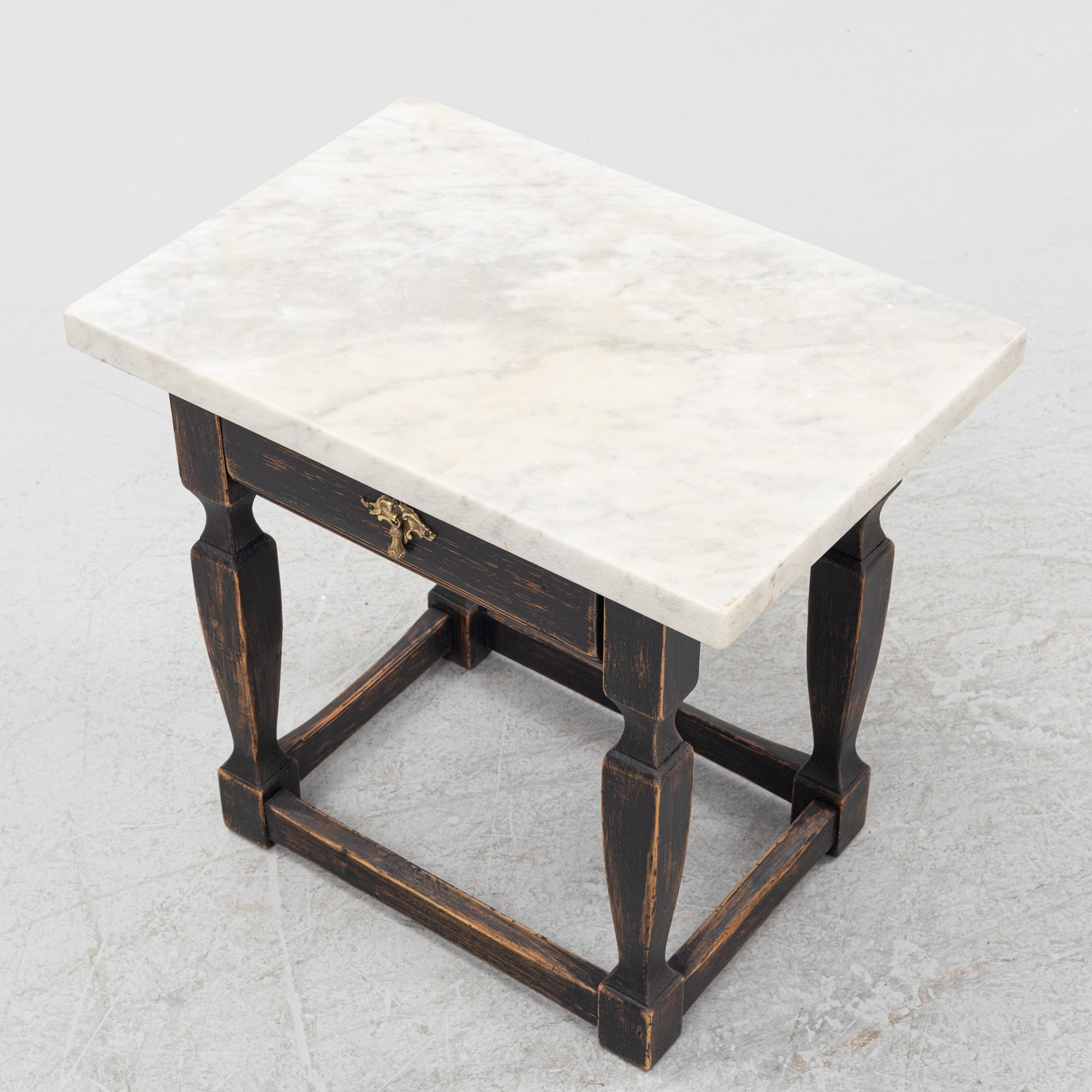 Bord, barockstil, omkring år 1900.