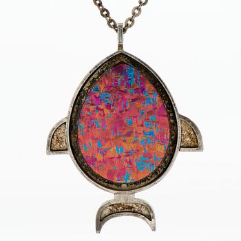 NANNY STILL, HÄNGE, silver, titan.  Kultakeskus 1976.