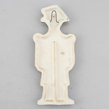 Lisa Larson, väggreliefer, 4 st, stengods, ur serien "Drabant", Gustavsberg.