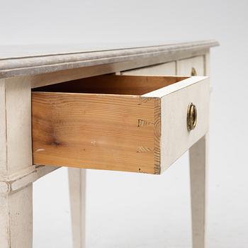 A Gustavian Style Side Table, circa 1900.