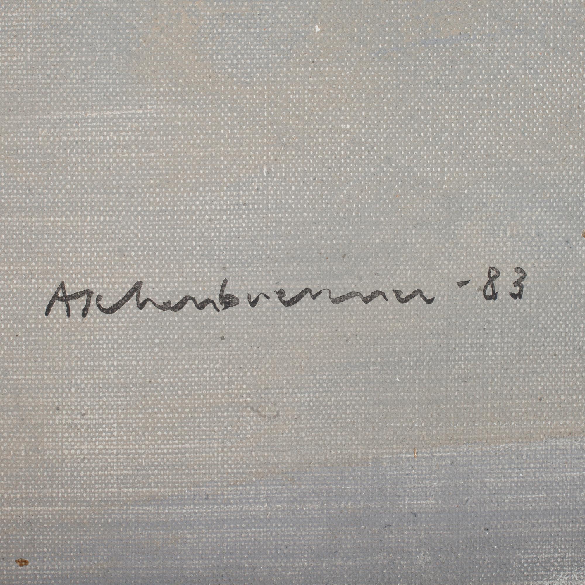 LENNART ASCHENBRENNER, olja på duk, signerad och daterad -83.