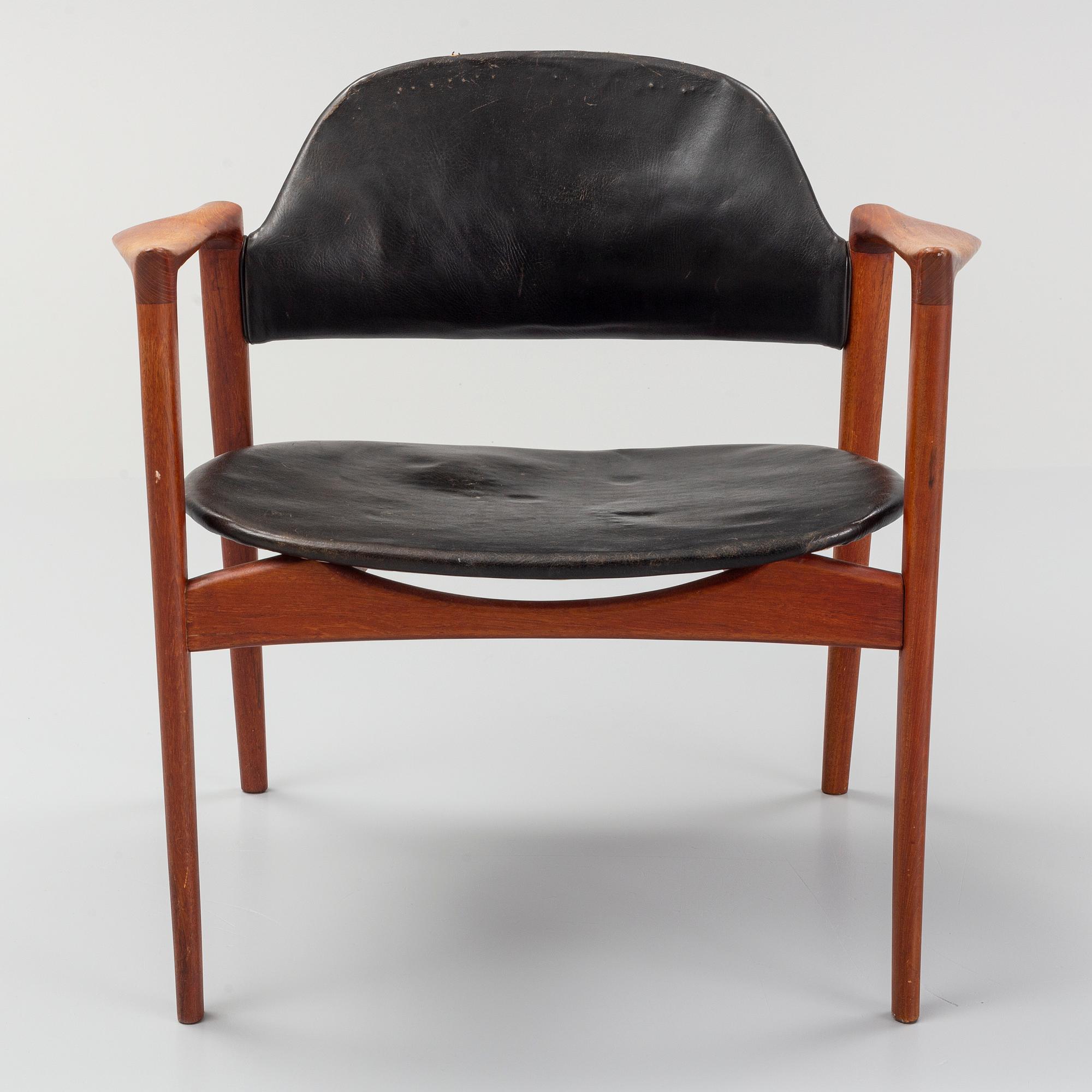 Ib Kofod-Larsen, fåtölj, "Bo", Olof Persson möbler Jönköping, 1950/60-tal.