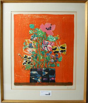 PAUL AIZPIRI, färglitografi, sign o numr E.A.