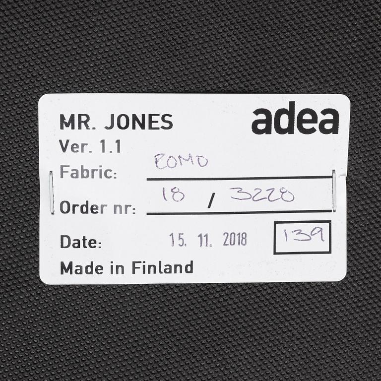 Alexander Lervik, Sofa, “Mr Jones”, for Adea, 2018.