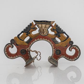 A Swedish provincial horse's harness, 19th century.