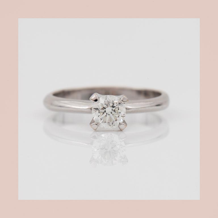 RING, med briljantslipad diamant 0.60 ct, G/SI.