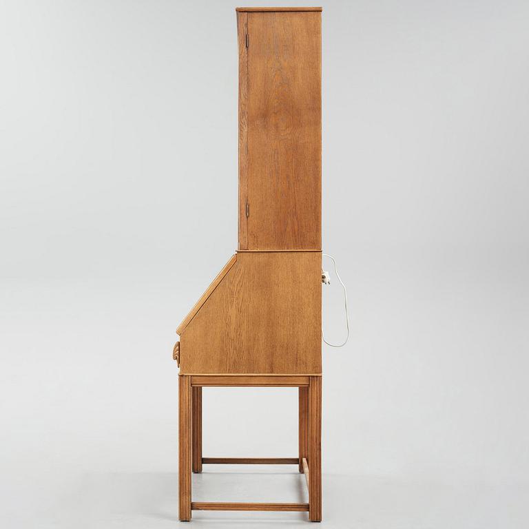 J. E. Blomqvist, a Swedish Grace writing cabinet with armchair, Uppsala, ca 1921.