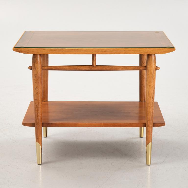 An oak and walnut occasional table from Altavista Lane, 1950's/60's.