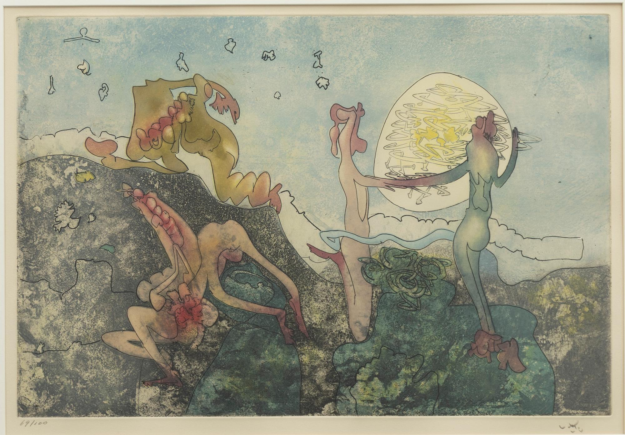 Roberto Matta, Composition.