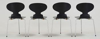 STOLAR, 4st, "Myran", Arne Jacobsen, Fritz Hansen, Danmark.