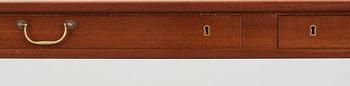 An Ole Wanscher mahogany desk, A. J. Iversen, Denmark 1960's.