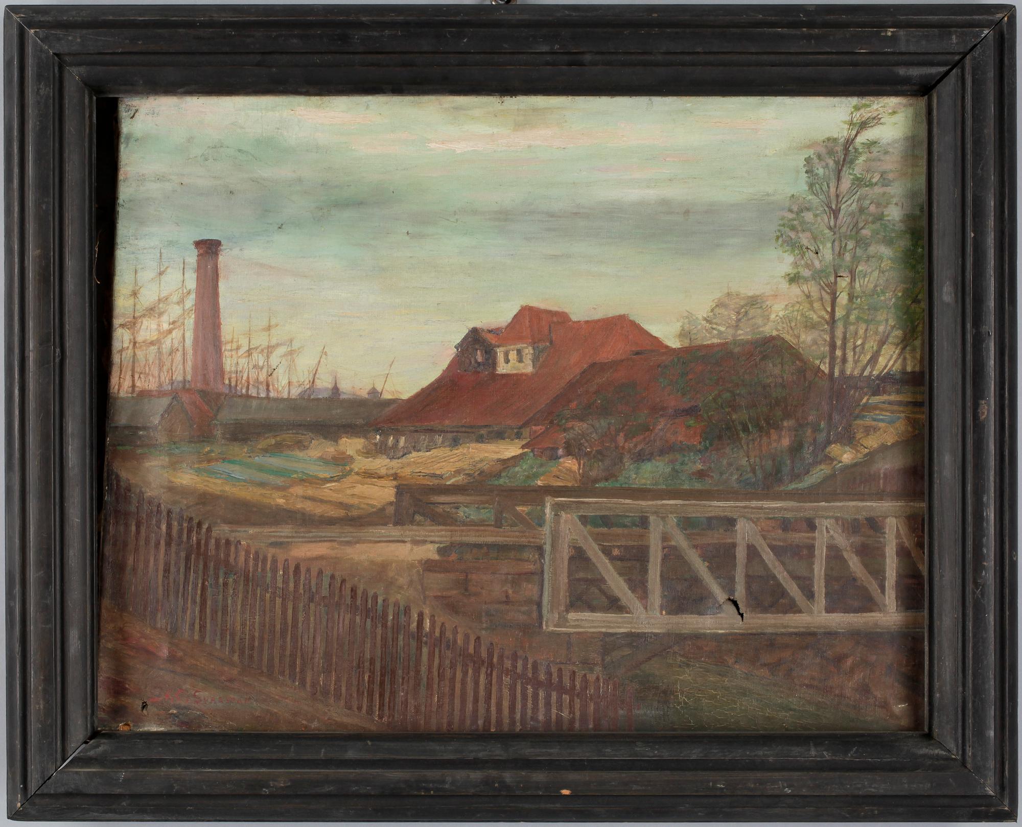 ANDERS CASTUS SVARSTAD, olja på duk, sign.