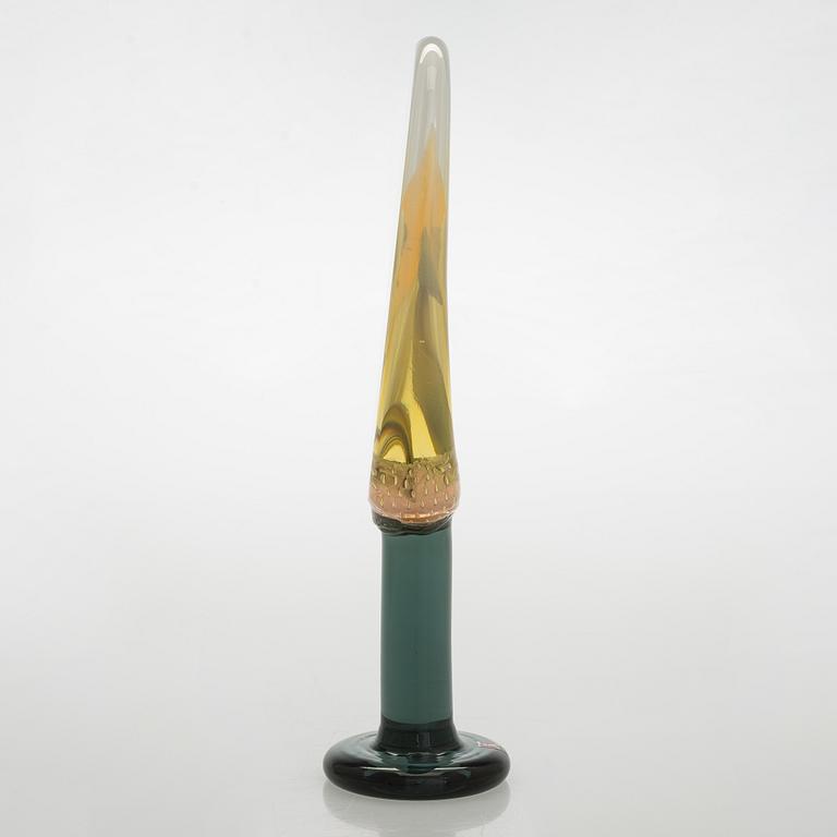 Oiva Toikka, skulptur, "Lollipop", signerad Oiva Toikka, Nuutajärvi 2009 86/100.