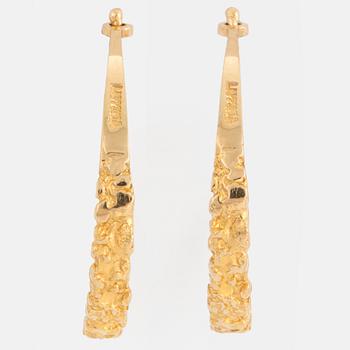 A pair of 18K gold Lapponia earrings.