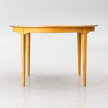 Carl Malmsten, Dining table and four plus two chairs, "Talavid", OH. Sjögren, Tranås.