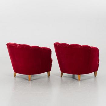 TWO ARMCHAIRS.