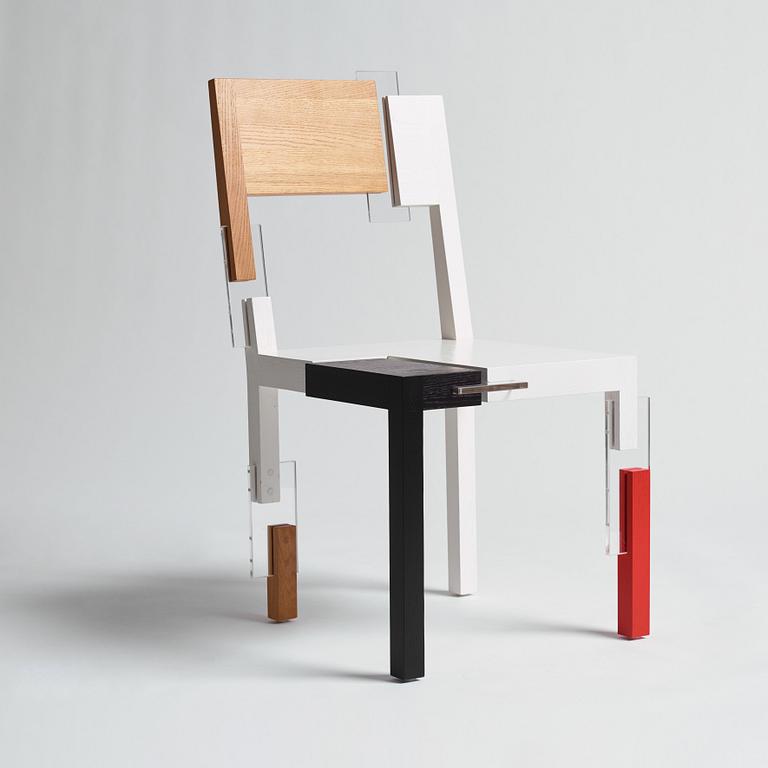 Sigurdur Gustafsson, a "Copy and Paste" chair, ed. 97/99, Källemo, Värnamo, post 2007.