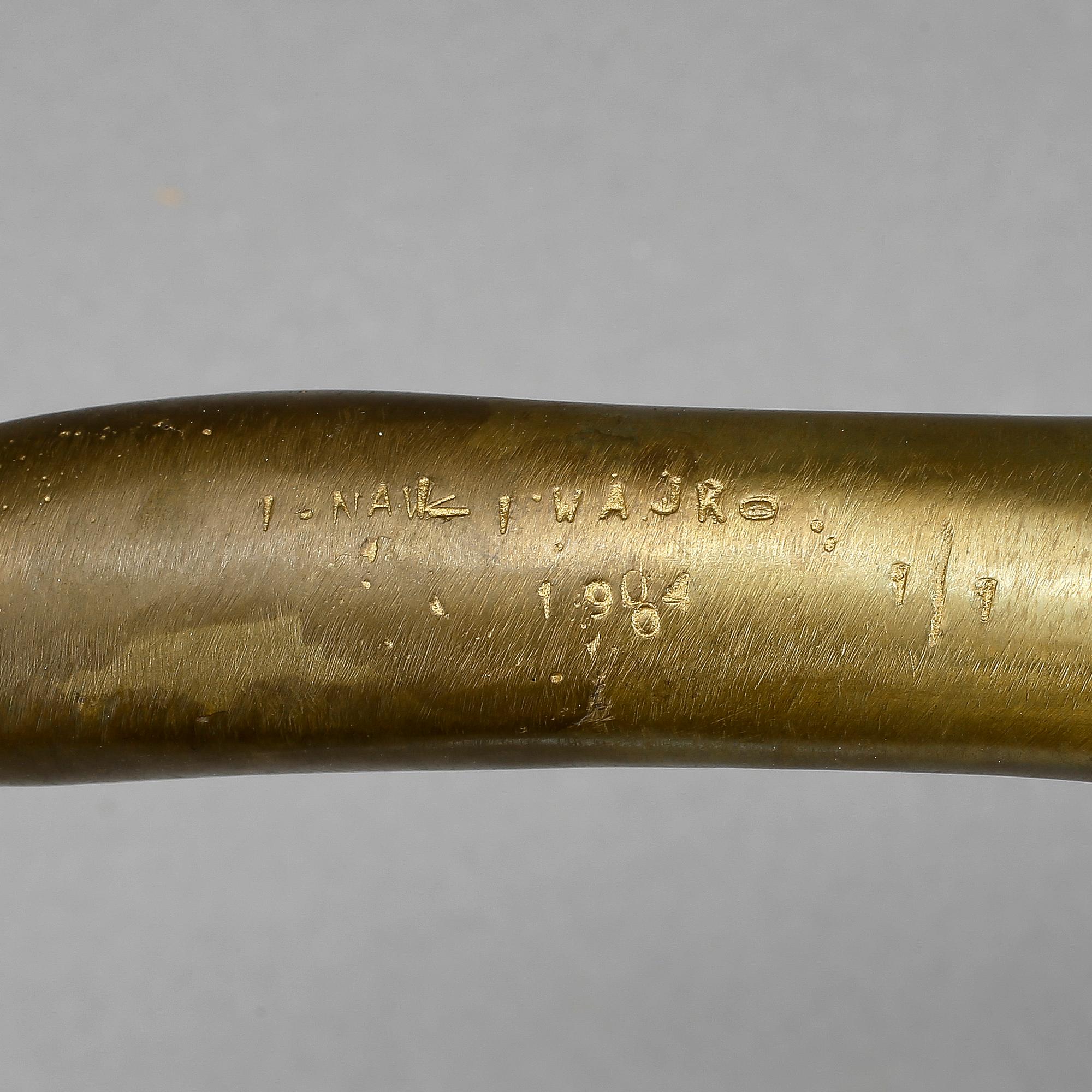 JAN NALIWAJKO, skulptur, brons, signerad och daterad 1984.