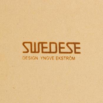 Yngve Ekström, sidobord och fotpall, "Lamino", Swedese, Sweden, 2000-tal.