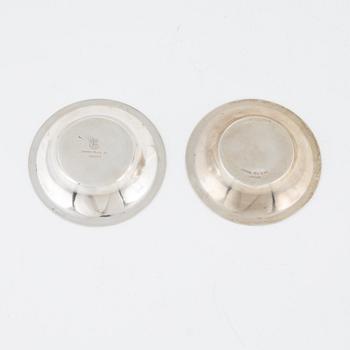 Atelier Borgila, a pair of sterling silver bowls, Stockholm, 1933-36.